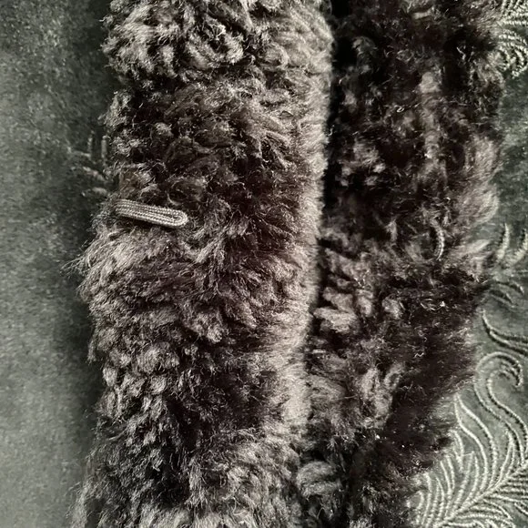 Express Black Leather Jacket Classic Style - Picture 15 of 16